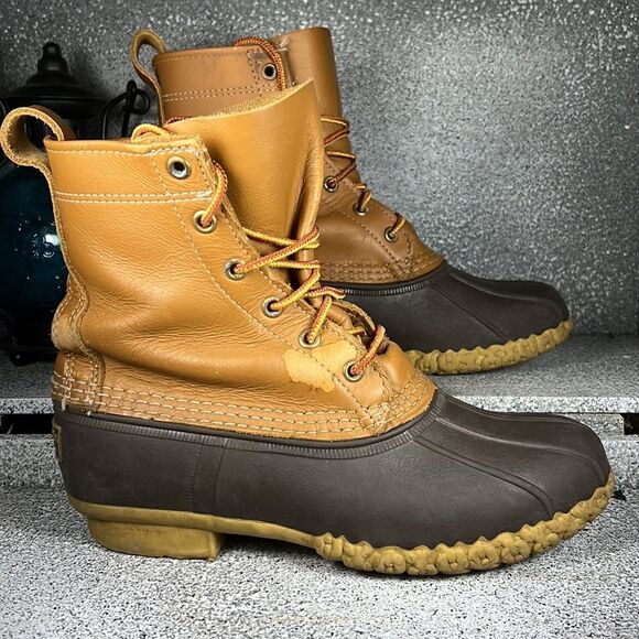 L.L. Bean Bean Boots Rubber Outdoor Rain Yard Boots Shoes Size 7 - Picture 6 of 7